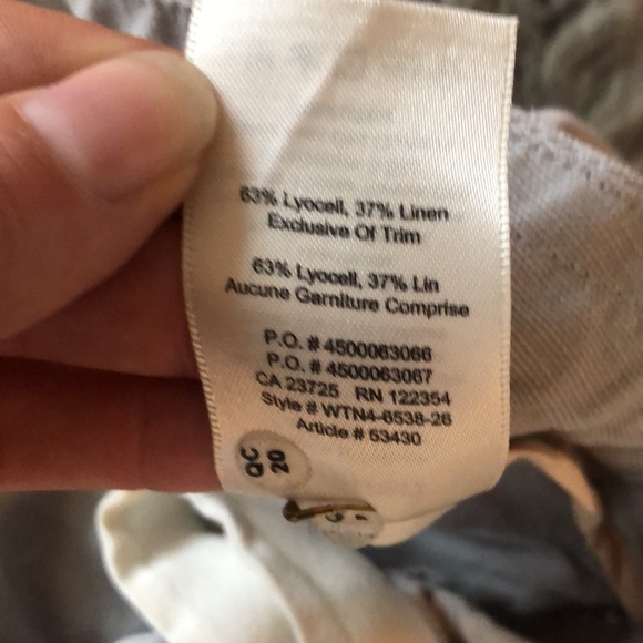 Wilfred Linen Blend Shorts w/Ties - Picture 6 of 7